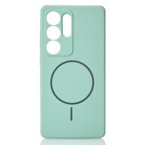 Силиконовый чехол Slim Ring Soft с поддержкой MagSafe для Samsung S25 Ultra succulent