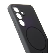 Силиконовый чехол Slim Ring Soft с поддержкой MagSafe для Samsung S25 stone gray