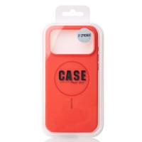 Силиконовый чехол Slim Ring Soft с поддержкой MagSafe для iPhone 17 Pro Max orange