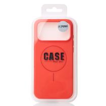 Силиконовый чехол Slim Ring Soft с поддержкой MagSafe для iPhone 17 Pro Max orange