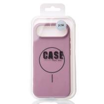 Силиконовый чехол Slim Ring Soft с поддержкой MagSafe для iPhone 17 AIR lavander