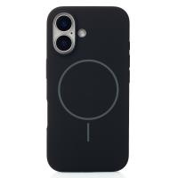 Силиконовый чехол Slim Ring Soft с поддержкой MagSafe для iPhone 17 black