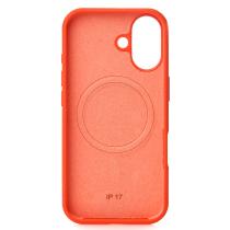 Силиконовый чехол Slim Ring Soft с поддержкой MagSafe для iPhone 17 orange