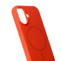 Силиконовый чехол Slim Ring Soft с поддержкой MagSafe для iPhone 17 orange