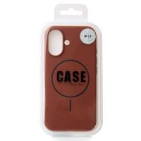 Силиконовый чехол Slim Ring Soft с поддержкой MagSafe для iPhone 17 brown