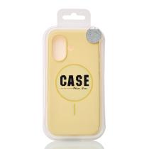 Силиконовый чехол Slim Ring Soft с поддержкой MagSafe для iPhone 17 sunglow