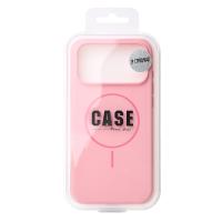 Силиконовый чехол Slim Ring Soft с поддержкой MagSafe для iPhone 17 Pro Max pink