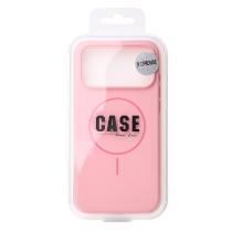 Силиконовый чехол Slim Ring Soft с поддержкой MagSafe для iPhone 17 Pro Max pink