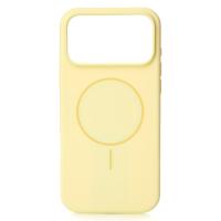 Силиконовый чехол Slim Ring Soft с поддержкой MagSafe для iPhone 17 Pro sunglow