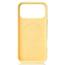 Силиконовый чехол Slim Ring Soft с поддержкой MagSafe для iPhone 17 Pro sunglow