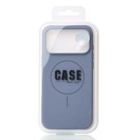 Силиконовый чехол Slim Ring Soft с поддержкой MagSafe для iPhone 17 Pro storm blue