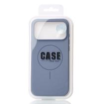 Силиконовый чехол Slim Ring Soft с поддержкой MagSafe для iPhone 17 Pro storm blue