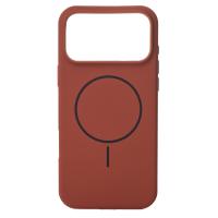 Силиконовый чехол Slim Ring Soft с поддержкой MagSafe для iPhone 17 Pro brown