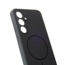 Силиконовый чехол Slim Ring Soft с поддержкой MagSafe для Samsung S24 FE stone gray