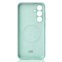 Силиконовый чехол Slim Ring Soft с поддержкой MagSafe для Samsung S24 FE succulent