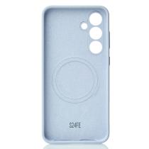 Силиконовый чехол Slim Ring Soft с поддержкой MagSafe для Samsung S24 FE blue fog