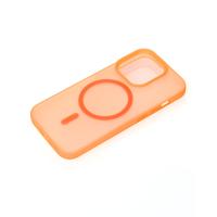 Силиконовый чехол SOFT MATT с поддержкой MagSafe для iPhone 12 Pro Max orange