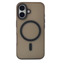 Силиконовый чехол SOFT MATT с поддержкой MagSafe для iPhone 17 black