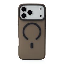 Силиконовый чехол SOFT MATT с поддержкой MagSafe для iPhone 17 Pro black
