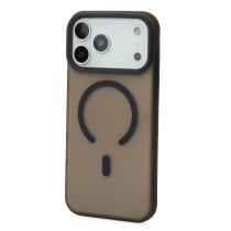 Силиконовый чехол SOFT MATT с поддержкой MagSafe для iPhone 17 Pro black