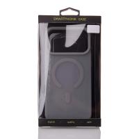 Силиконовый чехол SOFT MATT с поддержкой MagSafe для iPhone 17 Pro grey