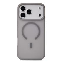 Силіконовий чохол SOFT MATTE з підтримкою MagSafe для iPhone 17 Pro gray