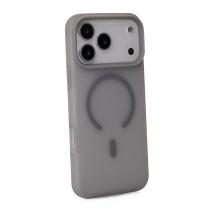 Силіконовий чохол SOFT MATTE з підтримкою MagSafe для iPhone 17 Pro gray