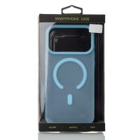 Силиконовый чехол SOFT MATT с поддержкой MagSafe для iPhone 17 Pro light blue