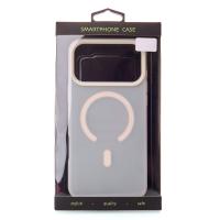 Силиконовый чехол SOFT MATT с поддержкой MagSafe для iPhone 17 Pro antique white