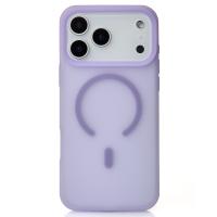 Силиконовый чехол SOFT MATT с поддержкой MagSafe для iPhone 17 Pro pale purple