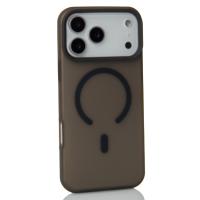Силиконовый чехол SOFT MATT с поддержкой MagSafe для iPhone 17 Pro Max black
