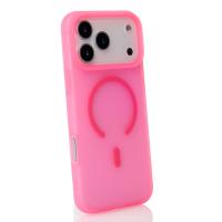 Силіконовий чохол SOFT MATT з підтримкою MagSafe для iPhone 17 Pro Max rose red