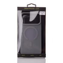 Силиконовый чехол SOFT MATT с поддержкой MagSafe для iPhone 17 Pro Max grey