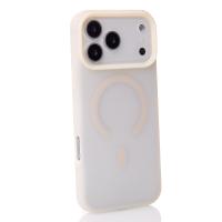 Силиконовый чехол SOFT MATT с поддержкой MagSafe для iPhone 17 Pro Max antique white