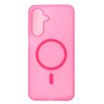 Силиконовый чехол SOFT MATT с поддержкой MagSafe для Samsung A17 rose red