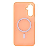 Силиконовый чехол SOFT MATT с поддержкой MagSafe для Samsung A17 orange