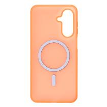 Силіконовий чохол SOFT MATT з підтримкою MagSafe для Samsung A17 orange