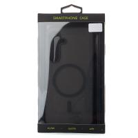 Силиконовый чехол SOFT MATT с поддержкой MagSafe для Samsung S25 FE black