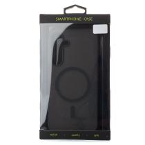 Силиконовый чехол SOFT MATT с поддержкой MagSafe для Samsung S24/S25 black