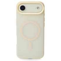 Силиконовый чехол SOFT MATT с поддержкой MagSafe для iPhone 17 AIR antique white