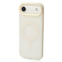 Силиконовый чехол SOFT MATT с поддержкой MagSafe для iPhone 17 AIR antique white