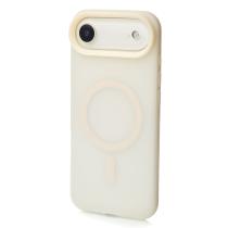 Силиконовый чехол SOFT MATT с поддержкой MagSafe для iPhone 17 AIR antique white