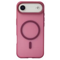 Силіконовий чохол SOFT MATT з підтримкою MagSafe для iPhone 17 AIR cherry red