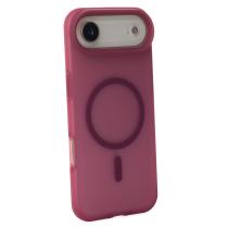 Силіконовий чохол SOFT MATT з підтримкою MagSafe для iPhone 17 AIR cherry red