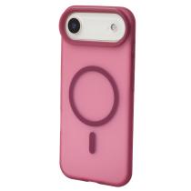 Силіконовий чохол SOFT MATT з підтримкою MagSafe для iPhone 17 AIR cherry red