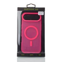 Силиконовый чехол SOFT MATT с поддержкой MagSafe для iPhone 17 AIR rose red