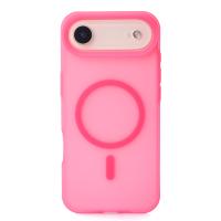 Силиконовый чехол SOFT MATT с поддержкой MagSafe для iPhone 17 AIR rose red