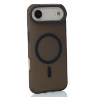 Силиконовый чехол SOFT MATT с поддержкой MagSafe для iPhone 17 AIR black