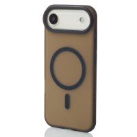 Силиконовый чехол SOFT MATT с поддержкой MagSafe для iPhone 17 AIR black