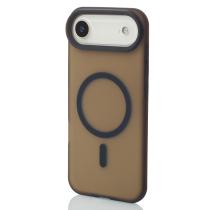 Силіконовий чохол SOFT MATT з підтримкою MagSafe для iPhone 17 AIR black